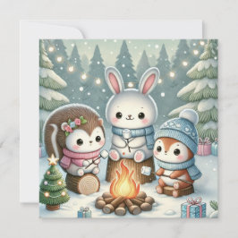 Festividades Cartão de Natal bonito