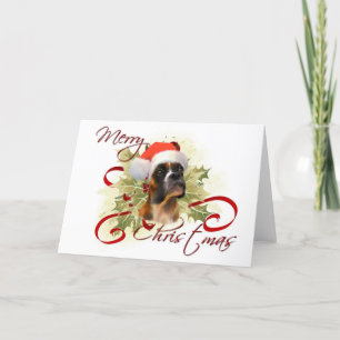 Festividades Cartão de Natal Boxer