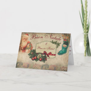 Festividades Cartão de Natal Buon Natale