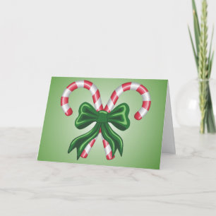 Festividades Cartão de Natal Candy Cane
