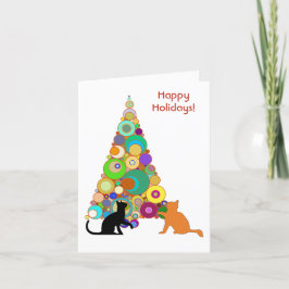 Festividades Cartão de Natal Cat "Gloria In Excelsis BCC"