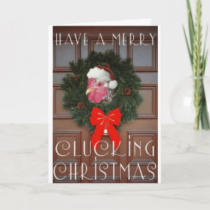 Festividades Cartão de Natal Chickie Boom