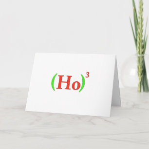 Festividades Cartão de Natal com cubo