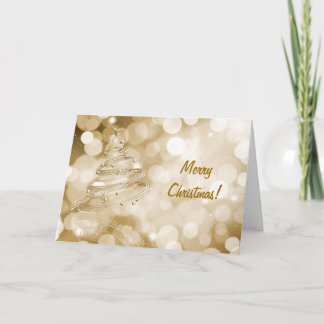 Festividades Cartão de Natal com design abstrato