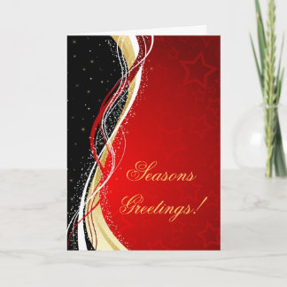 Festividades Cartão de Natal com design elegante