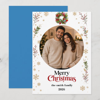 Festividades Cartão de Natal com Foto | Feliz Natal
