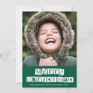 Festividades cartão de natal com letra cursiva branca