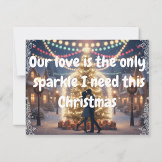 Festividades Cartão de Natal com meu amor