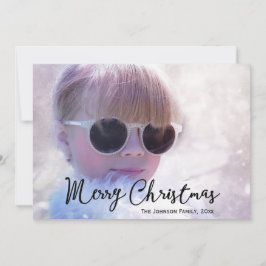 Festividades Cartão de Natal Com Sua Foto