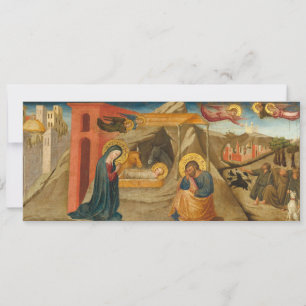 Festividades Cartão de Natal com Tema Religioso