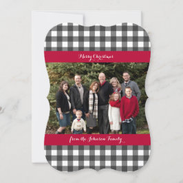 Festividades Cartão de Natal com uma fotografia - Xadrez de Che