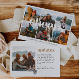 Festividades Cartão de Natal Com Várias Fotografias