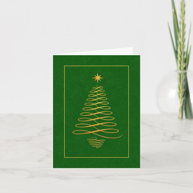 Festividades Cartão de Natal Comercial (Frente)