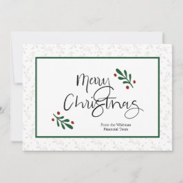 Festividades Cartão de Natal Comercial