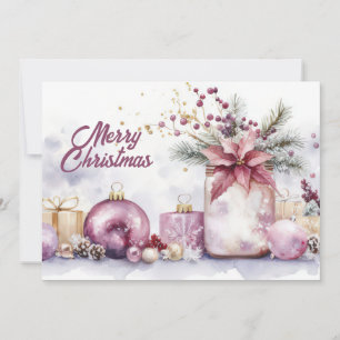 Festividades Cartão de Natal Corporativo Personalizado para Emp