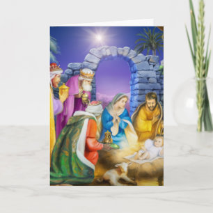 Festividades Cartão de Natal cristão