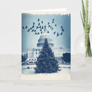 Festividades Cartão de Natal da Árvore de Natal do Capitol Hill