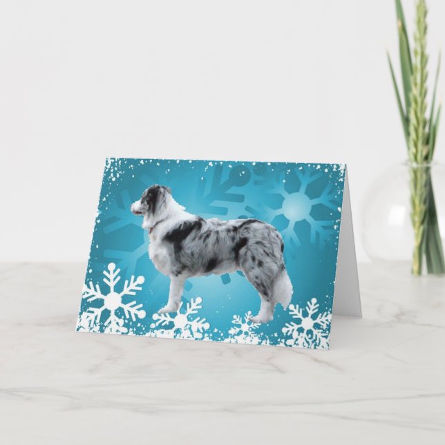Festividades Cartão de Natal da Border Collie (Frente)