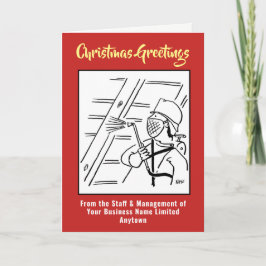 Festividades Cartão de Natal da Companhia de Tratamento de Made