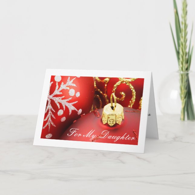 Festividades Cartão de Natal da diva para filhas (Frente)