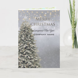 Festividades cartão de Natal da empresa árvore de Natal