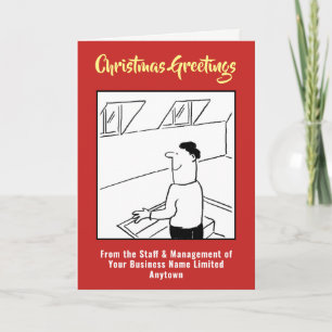 Festividades Cartão de Natal da Empresa de Instalação de Sótão