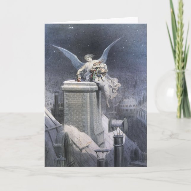 Festividades Cartão de Natal da Eve Angel (Frente)