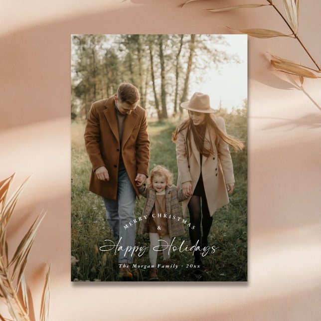 Festividades Cartão de Natal da Família de Feriados Felizes de  (Criador carregado)