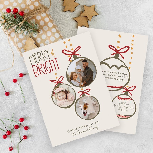 Festividades Cartão de Natal Da Família De Fotos 2025 (Criador carregado)