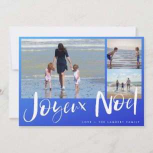 Festividades Cartão de Natal da Família Joyeaux Noel Beach
