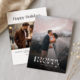 Festividades Cartão de Natal da Família Modern 2 Fotografias