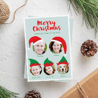 Cartão de Natal da Família Tripulação de Natal de