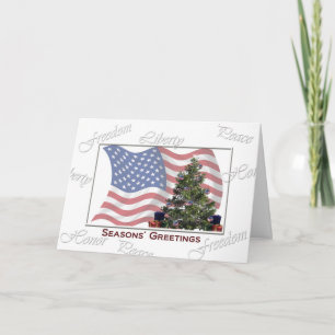 Festividades Cartão de Natal da Freedom Tree