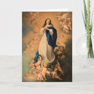 Festividades Cartão de Natal da Mãe Mary