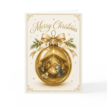 Cartão de Natal da Natividade