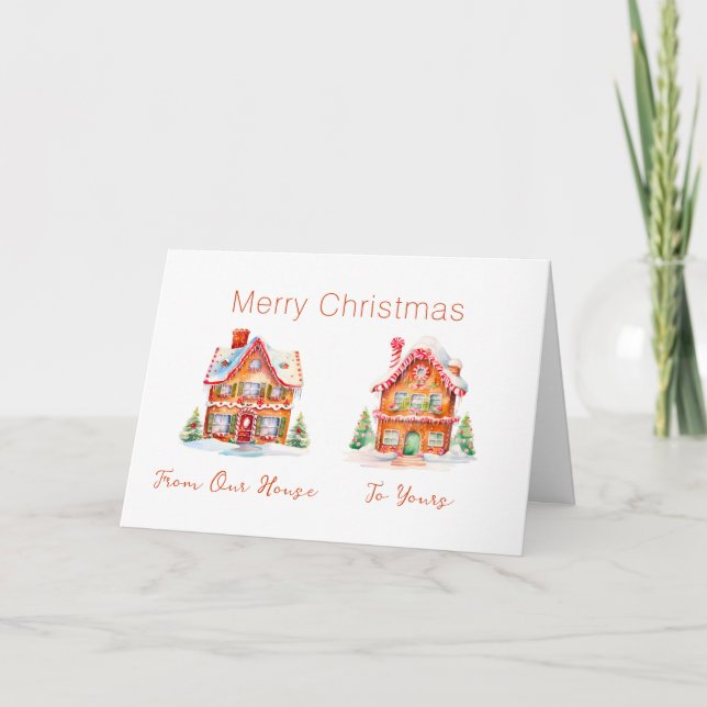 Festividades Cartão de Natal "Da Nossa Casa" (Frente)