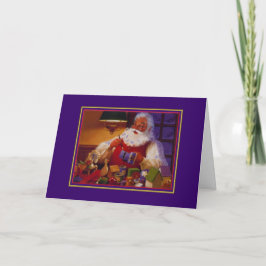 Festividades Cartão de Natal da Oficina do Papai Noel