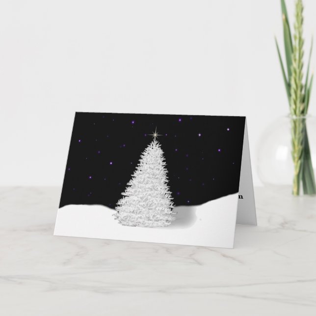 Festividades Cartão de Natal da pia batismal da relembrança do (Frente)