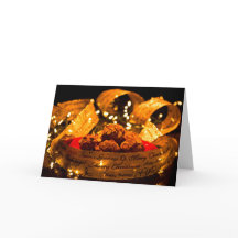 Cartão de Natal da receita do muffin da especiaria