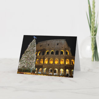 Festividades Cartão de Natal da Revista Italiana - Colosseum