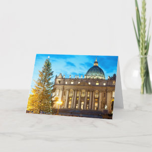 Festividades Cartão de Natal da Revista Italiana - Vaticano