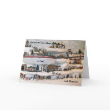 Cartão de Natal da Vila de Boas-vindas