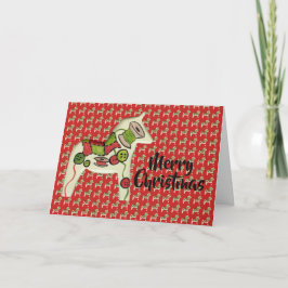 Festividades Cartão de Natal Dala Horse do Quilter