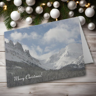 Festividades Cartão de Natal das Montanhas do Colorado