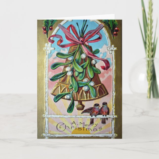 Festividades Cartão de Natal de 1907 (Frente)