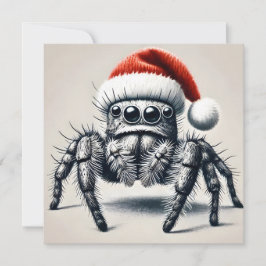 Festividades Cartão de Natal de Aranha Bestial