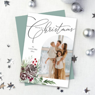 Festividades Cartão de Natal de Arch Elegante