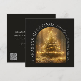 Festividades Cartão de Natal de Arch Moderno para Empresas