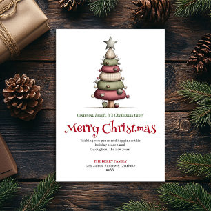 Festividades Cartão de Natal de Árvore de Natal Caprichoso Edit