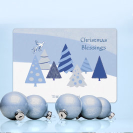 Festividades Cartão de Natal de Árvores Whimsical